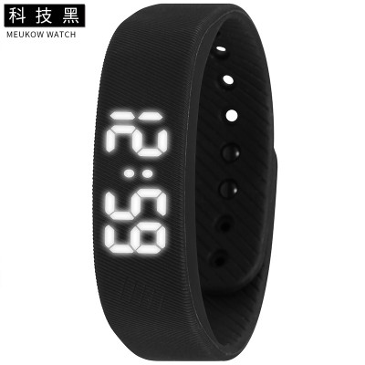 Electronic watch girl student han edition simplicity movement waterproof step intelligent meter bracelet noctilucent children watch the boy