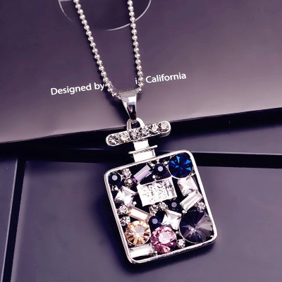 Compose love to buy 2 get 1 female qiu dong han edition perfume bottle decoration joker paragraph sweater chain grows necklace pendant accessories in Europe and America