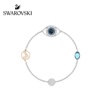 SWAROVSKI REMIX invisible button bracelet, bracelet bracelet, eye of the devil, hand ornaments