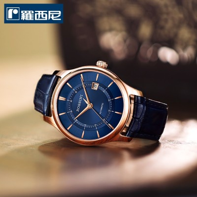 rossini Men's watch fashion automatic mechanical watch waterproof leisure men's watch 616725 male belt