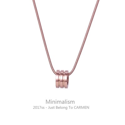 Europe and the United States on a couple necklace fashion chain necklace and rings titanium tide clavicle Pendant Necklace students