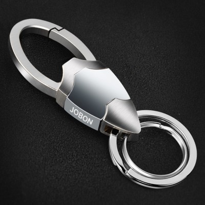 Jobon Metal Car Keychain, creative waist hanger, men and women lovers, key chains, pendants, gifts