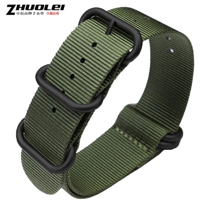 Nylon canvas watchband NATO thickening models fit | drowner NATO Seiko table 20|22mm male fittings