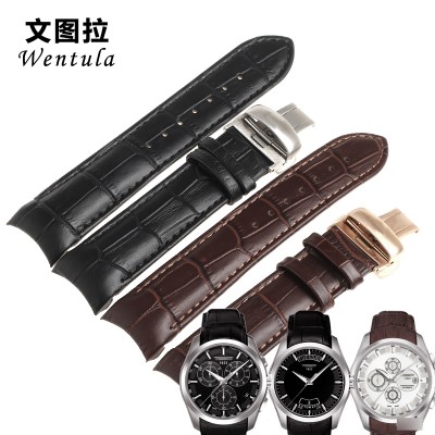 Application of Tissot library figure super watch strap leather watch straps