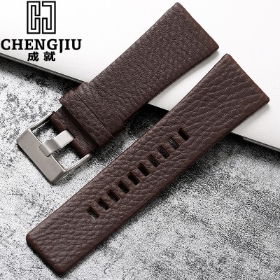 Strap leather, men and women match, Diesel 202426 28mm