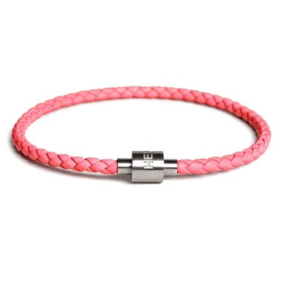 Braided leather leather rope rope bracelet hand woven leather simple year of fate student red rope woven Bracelet