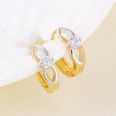Xu ping act the role ofing is tasted Ruili fashion Mosaic gold ear ring for women Gold-plated earrings earrings To send his girlfriend a gift