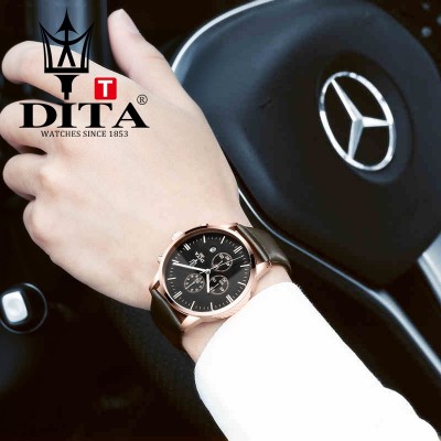 Dita authentic men's watch men's watch belt really waterproof watch of wrist of business students fashion quartz movement