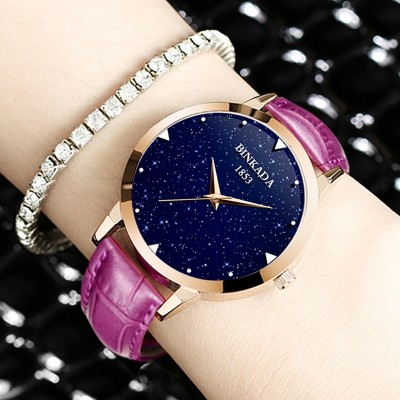 Bin card of new watch Ms. Han edition contracted fashion quartz watch waterproof female students wrist watch