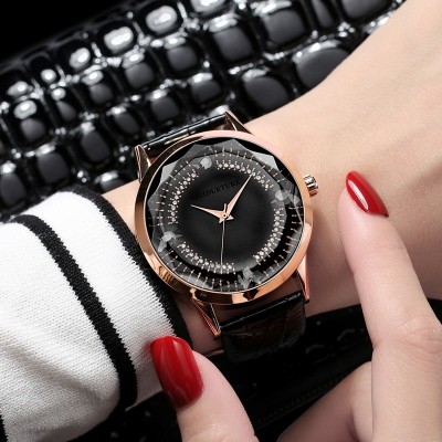 Ms fashion trends and women watch dial watch waterproof quartz epidermis and women students fashion table