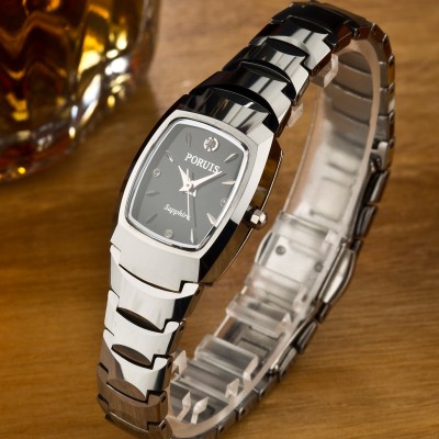Ms tungsten steel watch "Rui shi watch waterproof female table rose gold diamond watch lady wrist watch