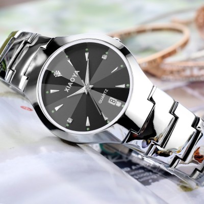 South Korea fashion watches; male and female students han edition contracted table couple watch luminous ultra-thin quartz expression