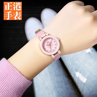 Han edition children watch girls lovely contracted junior high pupil children high school girls girls waterproof quartz