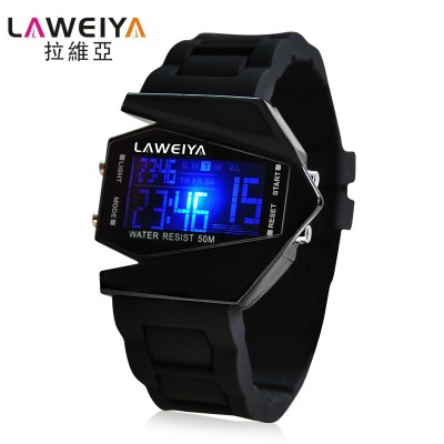 La via children watches individuality creative plane waterproof LED watch children watch men and women students