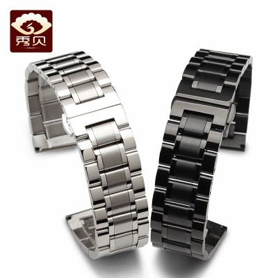 Solid stainless steel bracelet Men and women with stainless steel band 14 15 16 17 18 19 20 21 22 steel belt