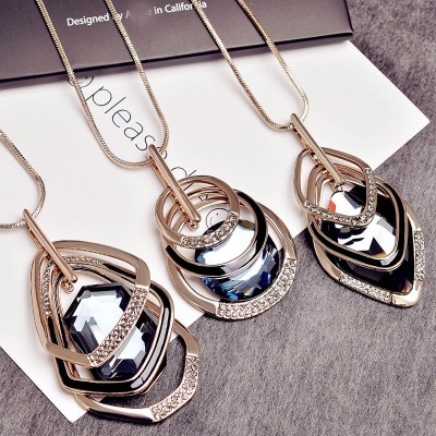 Compose love South Korea long autumn winter sweater chain necklace female contracted and fashionable joker clothes accessories