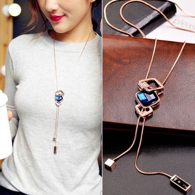 Compose love buy 2 send 100 build long Korean sweater chain tulip necklace fashion women deserve to act the role of adornment necklace