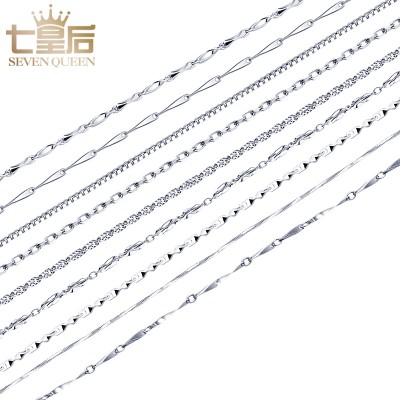 Wing chain chain of naked seeds chain chain of clavicle contracted 925 silver short chain is silver pendant necklace snake bones chain female