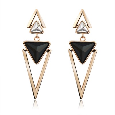 Mu mu jewelry earring female long temperament, Japan and South Korea fashion earrings allergy free earrings 849 contracted eardrop South Korea