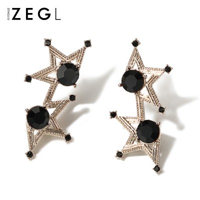 South Korean star temperament stud earrings girl han edition personality fashion earrings earrings product brief paragraph eardrop contracted stars