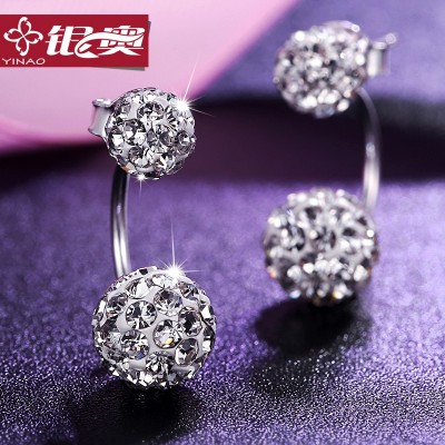 925 silver earrings Korean jewelry earring stud earrings sexy fashion personality temperament of Europe and the United States, Japan and South Korea