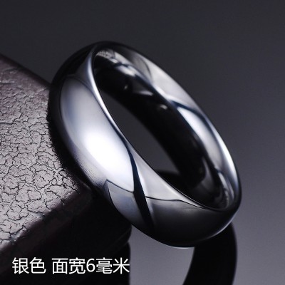 Men's ring, tungsten gold plating 18 k gold, Japan and South Korea offered single tide male act the role ofing gold luster tail give valentine's day