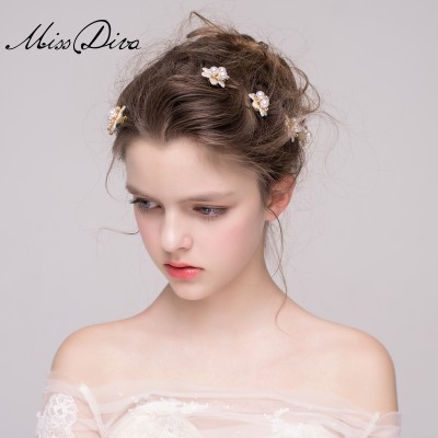 MISSDIVA fragrance seeps the bride crown necklaces earrings three suits Wedding hair accessories