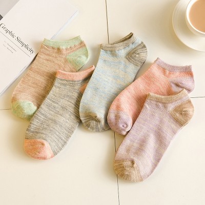 Summer children socks socks pure cotton socks socks Korea thin low shallow mouth of the Invisible Woman short tube socks lovely school socks