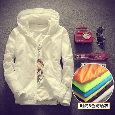 Spring and summer, new men's Korean version, casual Hooded Jacket, windproof clothes, thin coat, youth clothes tide