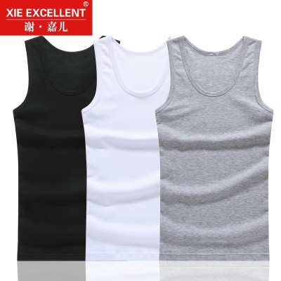 Men's vest, suspenders, underwear, sports, cotton, hurdles, fitness, self-cultivation, stretch, summer vest