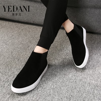 Men's summer men Martin Boots Men's boots pedal leisure shoes lazy trend of Korean high tops