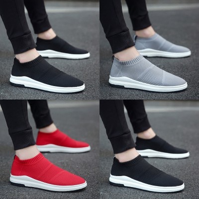 The new summer trend of Korean male shoes shoes canvas shoes men men's casual shoes pedal lazy shoes