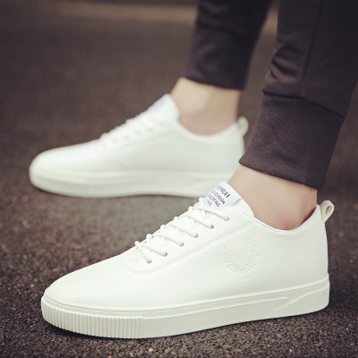 The  summer men's shoes shoes Korean white shoe all-match trend of men's leisure shoes canvas shoes