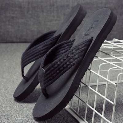 LBEL slippers, men's summer slip beach shoes, bathroom leisure sandals, outdoor feet pinch, cold mop tide, European and American flip flops men