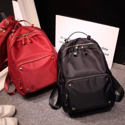 Oxford female Korean lady backpack  new Nylon Backpack summer canvas bags leisure bags all-match tide