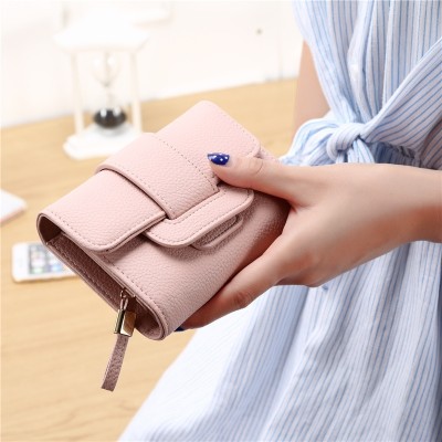 Fruit Princess Wallet female shorts hand bag Ladies Wallet 2017 new Japan simple zero wallet card package