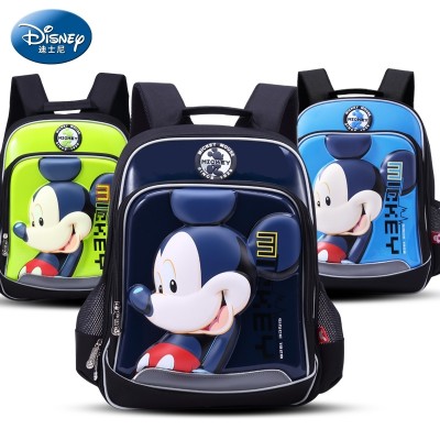 Disney bags, pupils, boys and girls, backpacks, Grade 1-3, Mickey bag, 6-12 years old, female Backpack