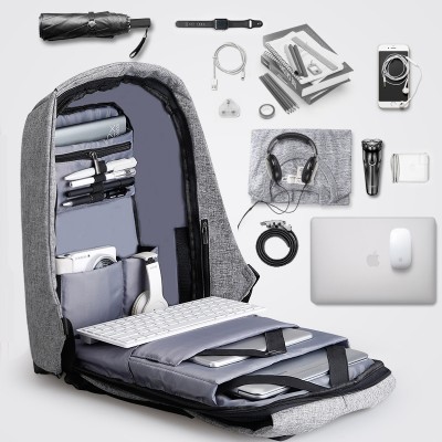 Double bag computer bag, multifunctional anti-theft schoolbag, student backpack, shoulder bag, travel & leisure business