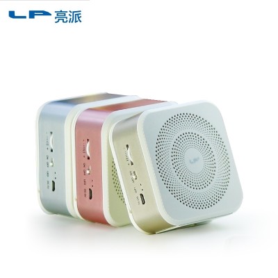 LP/light sent F3 mobile mini stereo speaker subwoofer outdoor into rechargeable portable heavy bass