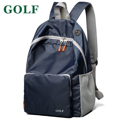 GOLF foldable double shoulder bag female han edition ultra light portable schoolbag woman travel bag man