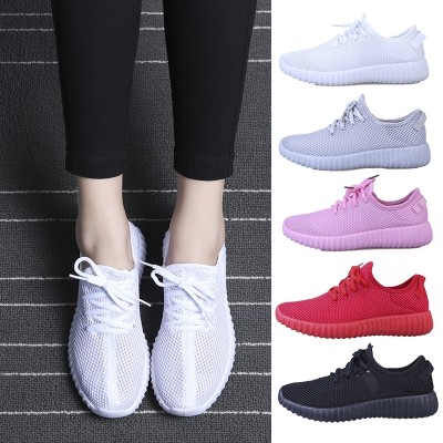 Good summer all-match billion charm female tennis shoes breathable mesh women shoe light set foot leisure lazy sports shoes