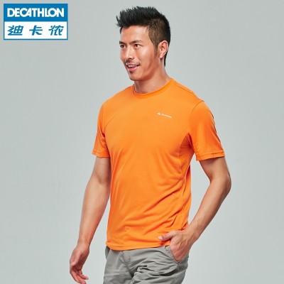 Fast drying air dry male couple T-shirt short sleeve QUECHUA MH