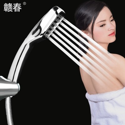 Shower nozzle shower pengtou water heater booster penthouse bathroom shower handheld household flowers drying suit