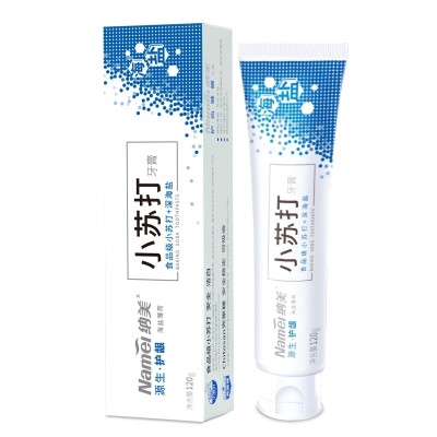 We source gum protecting sea salt soda mint prebrushing 120G toothpaste