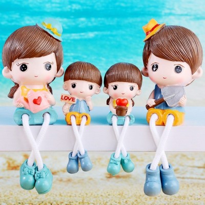 The new room decoration decoration garden Home Furnishing lovely doll hanging inside the bedroom resin creative characters display