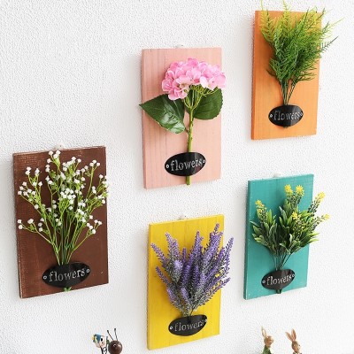 The bedroom living room wall decoration wall hangings Home Furnishing simulation flower mural creative restaurant indoor plant accessories
