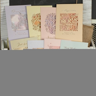 DREAMDAY Korean creative hollow cards, gifts, business, father's day, universal greeting cards, birthday cards, thank you cards