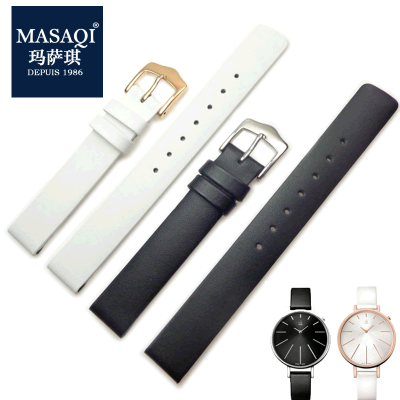 Suitable for CK leather strap female