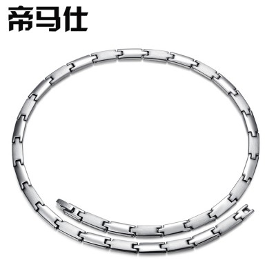 Dili Ma Shi radiation male female collar titanium necklace clavicle cervical health energy germanium stone necklace jewelry dress