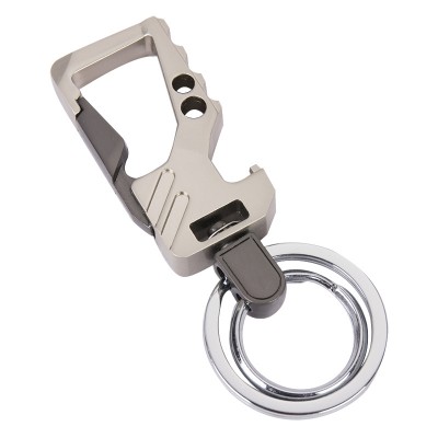 Men's waist hanger, key buckle, bottle opener, metal key ring, automobile key chain pendant
